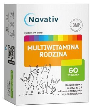 Novativ Multiwitamina Rodzina, 60 tabletek
