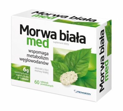 Morwa Biała Med, 60 tabletek powlekanych