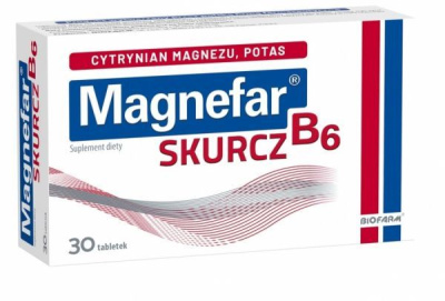 Magnefar B6 Skurcz, 30 tabletek