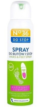 No36, spray do stóp i butów, antybakteryjny i przeciwgrzybiczy, 150ml