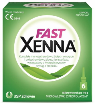 Xenna Fast, 6 mikrowlewek po 10 g