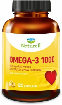 Naturell Omega-3 1000, 120 kapsułek
