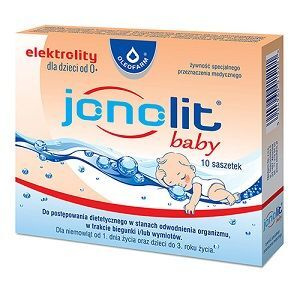 Jonolit Baby, proszek, od 1 dnia życia do 3 roku życia, 10 saszetek