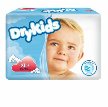 Pieluchy Dry Kids XL+ (15-30kg), 30 szt