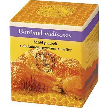 Bonimed Bonimel melisowy miód pszczeli z dodatkiem wyciągu z melisy, 250g