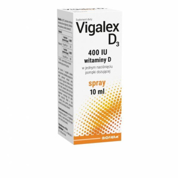 Vigalex D3 400j.m.spray dla  dzieci i niemowląt od urodzenia, 10ml