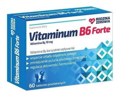 Vitaminum b6 forte, 60 tabletek