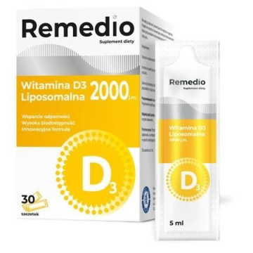 Remedio witamina d3 liposomalna, 30 saszetek po 5ml
