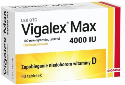 Vigalex Max 4 000 IU, 90 tabletek