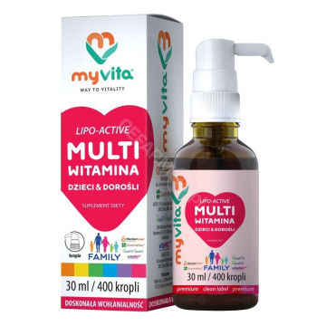 MyVita Multiwitamina Dzieci & Dorośli, 30 ml