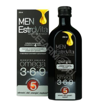 EstroVita Men, płyn o smaku cytrynowym,  250 ml