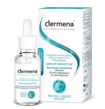 Dermena Sensitive, serum do wrażliwej skóry głowy, 50ml