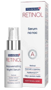 Novaclear+ Retinol serum na noc, 30 ml
