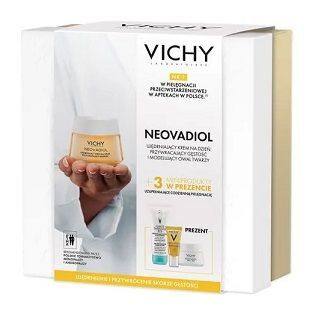 Vichy Neovadiol Peri-Menopause, krem na dzień, 50ml + krem na noc, 15ml + Vichy Purete Thermale, preparat 3w1, 100ml + Vichy Neovadiol Meno 5, serum, 5ml