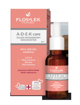 Flos Lek A+D+E+K care Olejek witaminowy Skin Booster, 30 ml
