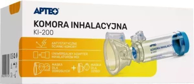 Komora inhalancyjna KI-200 logo Apteo, 1 sztuka