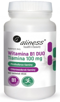 Aliness Witamina B1 Duo 100 mg, 100 tabletek vege