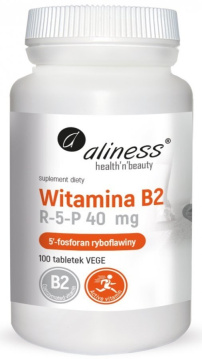 Aliness Witamina B2 R-5-P 40 mg,  100 tabletek vege