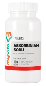 MyVita Askorbinian Sodu, 100 tabletek