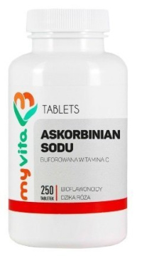 MyVita Askorbinian Sodu, 250 tabletek