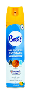 Brait Spray do mebli Multiclean Antistatic - Lemon 350ml