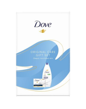 Dove Zestaw prezentowy Original Care (żel pod prysznic 250ml+kostka myjąca 90g)
