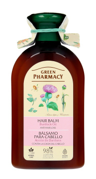 Green Pharmacy Balsam do włosów osłabionych i wypadających - Olej Łopianowy 300ml
