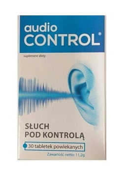 Audiocontrol 30 tabletek powlekanych DOBRY SŁUCH