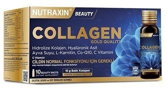 Nutraxin Beauty Collagen Gold Quality, płyn doustny, 10 buteleczek po 50ml