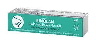 Rinolan, maść nawilżająca do nosa, 15 g