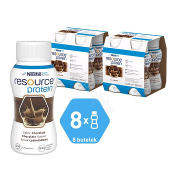 Resource protein czekoladowy, dwupak - 8 x 200 ml