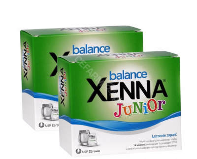Xenna balance junior, dwupak 2 x 14 saszetek