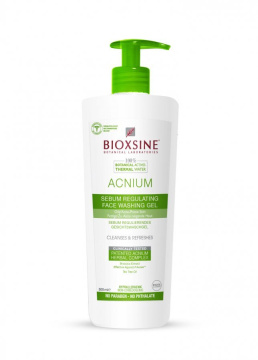 Bioxsine Acnium żel regulujący sebum do mycia twarzy, 500 ml