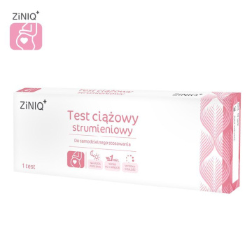 ZiNIQ Test ciążowy strumieniowy, 1 szt.