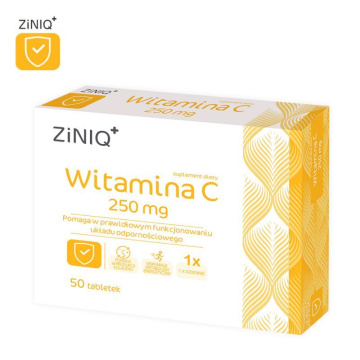 ZINIQ Witamina C 250 mg, 50 tabletek