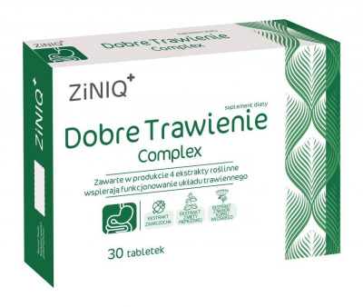 ZINIQ Dobre Trawienie Complex, 30 tabletek