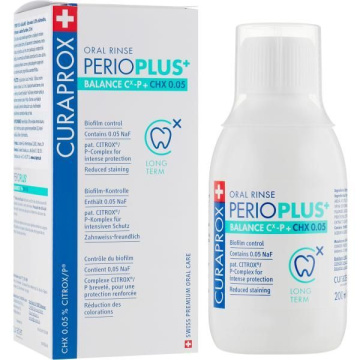 Curaprox Perio Plus Balance płyn do płukania jamy ustnej, 200 ml