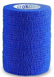 Stokban, bandaż elastyczny samoprzylepny 7,5cmx4,5m kolor niebieski, 1 sztuka