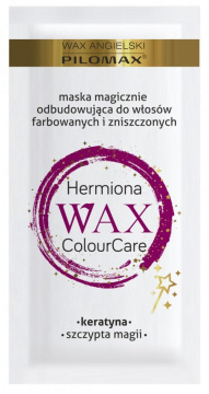 Wax Colour Care Hermiona maska magicznie odbudowująca  do włosów farbowanych i zniszczonych, 20 ml