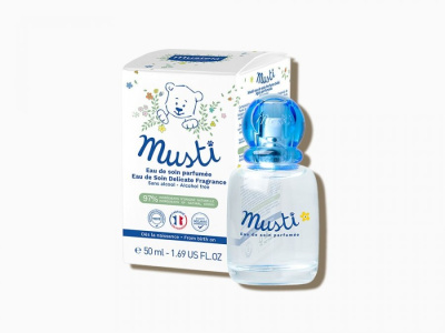 Mustela Musti pielęgnacyjna woda perfumowana, 50 ml