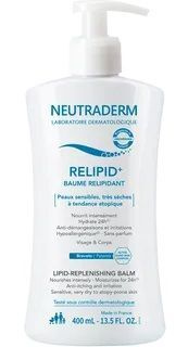 Neutraderm Relipid+, balsam odbudowujący warstwę lipidową, skóra wrażliwa, bardzo sucha i atopowa, 400ml