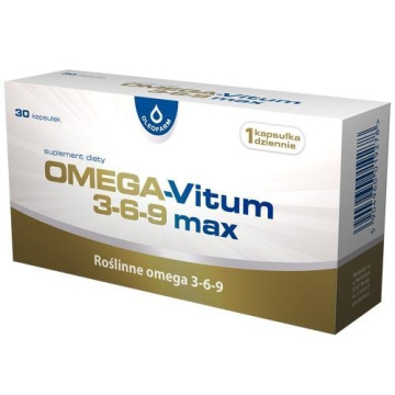 Omega-Vitum 3-6-9 max, 30 kapsułek
