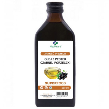 Olej z pestek czarnej porzeczki, 250 ml (Medfuture)
