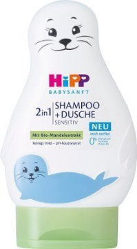 Hipp Babysanft Sensitive Foczka żel do mycia ciała i włosów, 200 ml