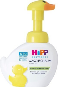 HiPP Babysanft Sensitive pianka-kaczuszka do mycia twarzy i rąk, 250 ml