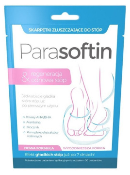 Parasoftin skarpetki złuszczające, 2 szt (nowa formuła)
