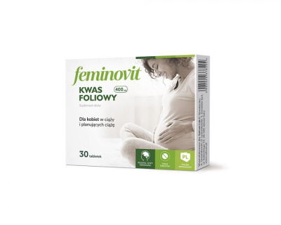 Feminovit kwas foliowy, 30 tabletek