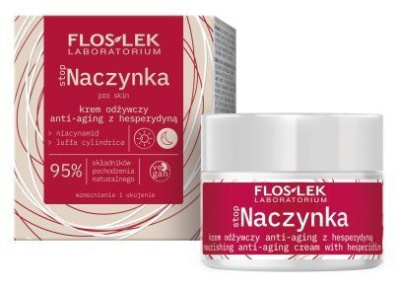 Flos-Lek Laboratorium, Stop Naczynka, krem odżywczy anti-aging, z hesperydyną, 50ml