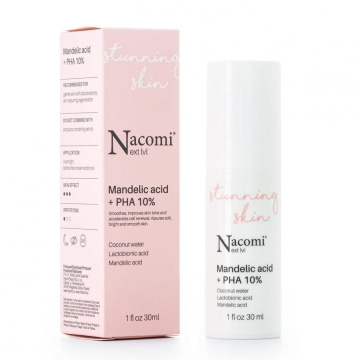 Nacomi Next lvl Stunning Skin, serum z kwasem migałowym+PHA 10%, 30 ml