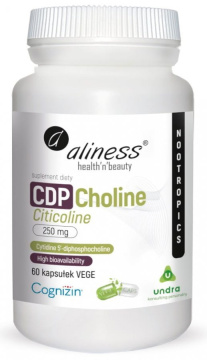 Aliness CDP Choline (Citicoline) 250 mg, 60 kapsułek